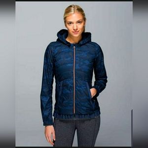 Blue camo spring fling jacket